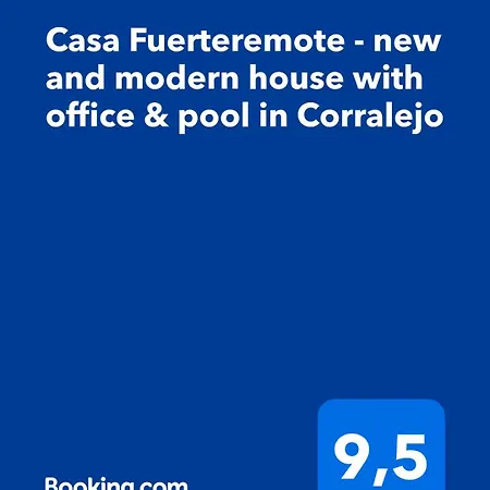 Casa Fuerteremote - New And Modern House With Office & Pool In Corralejo 拉·奥利瓦